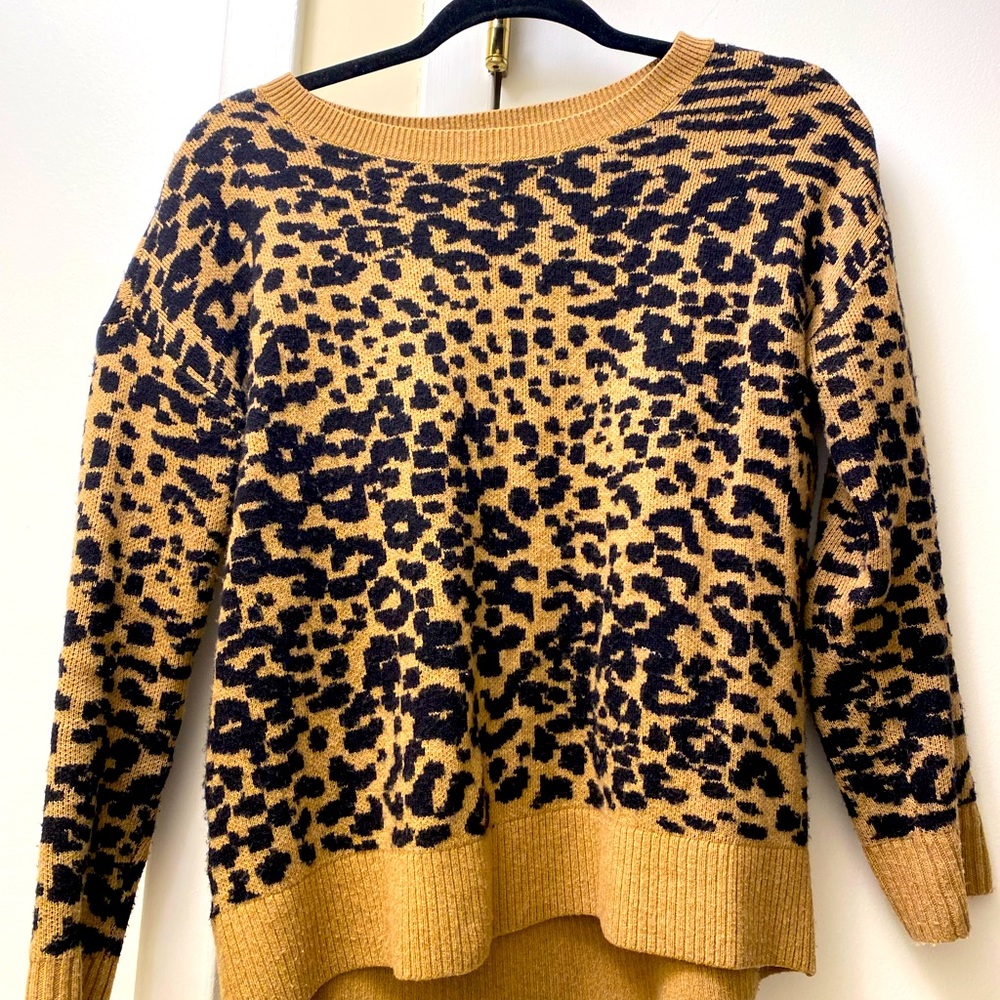 Gorgeous leopard print sweater - loft